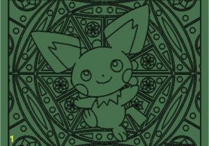 Adult Pokemon Coloring Pages 172 Pichu Pokemon Coloring Page