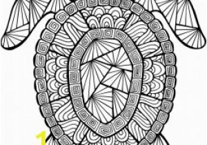 Advanced Coloring Pages Of Animals Detailed Sea Turtle Advanced Coloring Page
