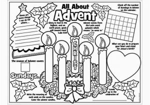 Advent Kids Coloring Pages Paper Color Your Own “all About Advent” Posters