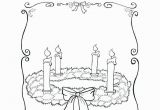 Advent Wreath Coloring Page Advent Wreath Coloring Page Advent Coloring Pages to Print