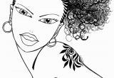 African American Coloring Pages for Adults Shaneze Looks Romantic with Her Large Afro Tail