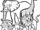 African Animals Coloring Pages for Kids African Animals Coloring Page