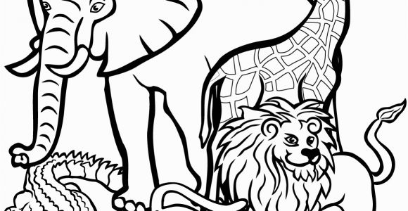 African Animals Coloring Pages for Kids African Animals Coloring Page