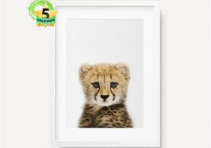 African Safari Wall Murals Cheetah Print Baby Animal Nursery Animal Wall Art African Safari