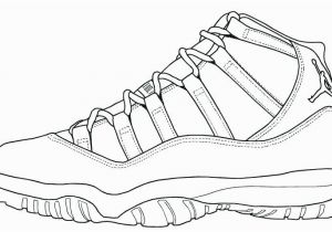 Air Jordan 11 Coloring Page 9401 Shoes Free Clipart 48