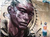 Airbrush Mural Painting Hopare1 Wall In Paris France Street & Graffiti Art