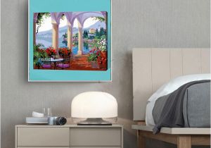 Airbrush Wall Murals Frameless Digital Painting by Number Garden House Landscape Acrylic