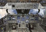 Airplane Cockpit Wall Mural Nasa Shuttle Cockpit Outer Space Easy Up Wall Mural Size Choice