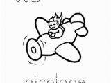 Airplane Coloring Pages for Preschool Print Out This Coloring Book About the Letter A for Your Child