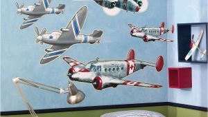 Airplane Wallpaper Murals Wallies Airplanes Wallpaper Mural