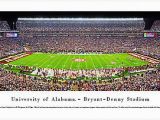 Alabama Football Wall Murals Alabama Crimson Tide Football 50 Yard Line 13×40 Unframed