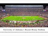 Alabama Football Wall Murals Alabama Crimson Tide Football 50 Yard Line 13×40 Unframed