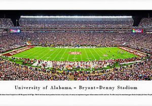 Alabama Football Wall Murals Alabama Crimson Tide Football 50 Yard Line 13×40 Unframed