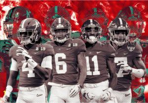 Alabama Football Wall Murals Meet Cfb S Scariest Unit Bleacher Report