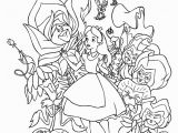 Alice In Wonder Land Coloring Pages Disney Coloring Book