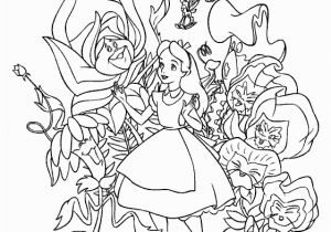 Alice In Wonder Land Coloring Pages Disney Coloring Book