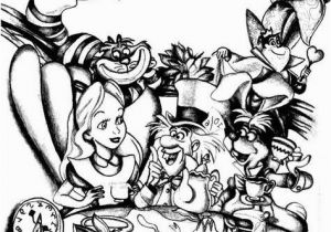 Alice In Wonderland Coloring Pages for Adults Adult Disney Drawing Alice In Wonderland Coloring Pages