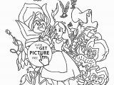 Alice In Wonderland Coloring Pages Free Alice In Wonderland Cheshire Cat Coloring Pages