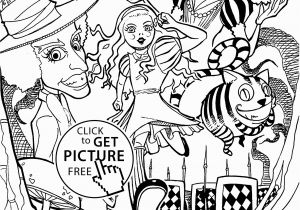 Alice In Wonderland Trippy Coloring Pages Alice In Wonderland Coloring Pages Movie for Kids