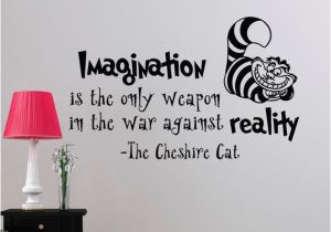 Alice In Wonderland Wall Mural Alice In Wonderland Wall Decal Quote Imagination is the Ly