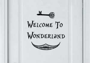 Alice In Wonderland Wall Murals Aliexpress Buy Alice In Wonderland Wall Sticker Art Decor