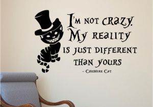 Alice In Wonderland Wall Murals Pvc Removable Alice In Wonderland Cheshire Cat Wall Stickers Vinyl