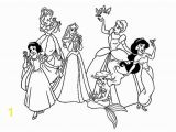 All Disney Princesses together Coloring Pages All Beautiful Disney Princesses Have Fun to Her Coloring