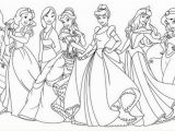 All Disney Princesses together Coloring Pages All Disney Princesses to Her Coloring Pages at