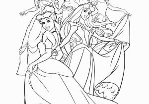 All Disney Princesses together Coloring Pages All Disney Princesses to Her Coloring Pages at