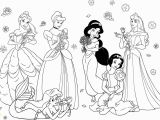 All Disney Princesses together Coloring Pages All Disney Princesses to Her Coloring Pages at