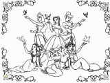 All Disney Princesses together Coloring Pages All Disney Princesses to Her Coloring Pages at