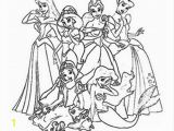 All Disney Princesses together Coloring Pages All Disney Princesses to Her Coloring Pages at