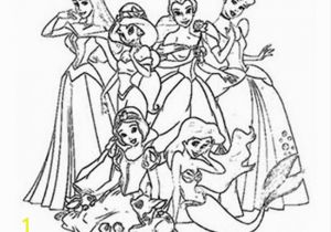 All Disney Princesses together Coloring Pages All Disney Princesses to Her Coloring Pages at