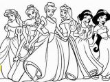 All Disney Princesses together Coloring Pages All Disney Princesses to Her Coloring Pages at