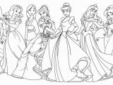 All Disney Princesses together Coloring Pages Disney Princess Pages All to Her Coloring Pages