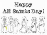 All Saints Day Coloring Pages for Kids Look to Him and Be Radiant October 2018