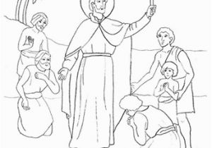 All Saints Day Coloring Pages for Kids Saint Francis Xavier Coloring Page for Catholic Children