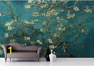 Almond Blossom Wall Mural 3d Wallpaper Rolls Almond Branches by Van Gogh Livingroom