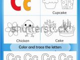 Alphabet Coloring and Tracing Worksheets Alphabet Learning Letters Coloring Graphics Printable Stock