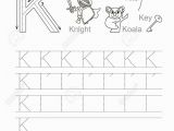 Alphabet Coloring and Tracing Worksheets Vector Exercise Illustrated Alphabet Learn Handwriting Tracing