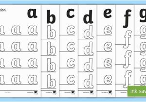 Alphabet Coloring Pages A-z Free Free A Z Letter formation Worksheet Worksheets