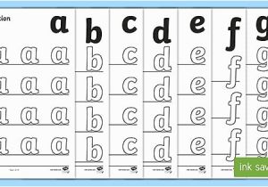 Alphabet Coloring Pages A-z Free Free A Z Letter formation Worksheets