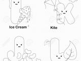 Alphabet Coloring Pages A-z Free Illustration Of Alphabet Coloring Page Letters I J K L with