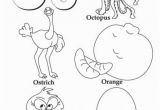 Alphabet Coloring Pages A-z Free Letter O Kindergarten Worksheets Coloring Page