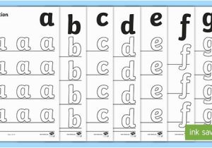 Alphabet Coloring Pages A-z Pdf Free A Z Letter formation Worksheet Worksheets