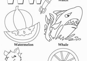 Alphabet Coloring Pages Az My A to Z Coloring Book Letter W Coloring Page Kids