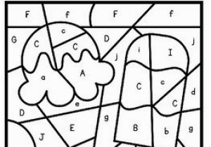 Alphabet Coloring Pages Letter C Summer Coloring Pages Color by Code Kindergarten