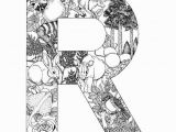 Alphabet Coloring Pages Letter N R 698903