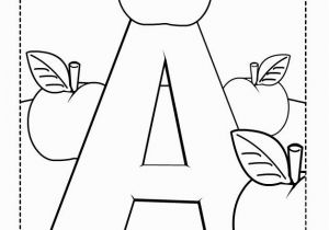 Alphabet Coloring Pages Preschool A is for Apples Free Coloring Pages for Kids Printable Colouring