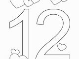 Alphabet Coloring Pages Twisty Noodle Color the Number 12 Coloring Page Twisty Noodle